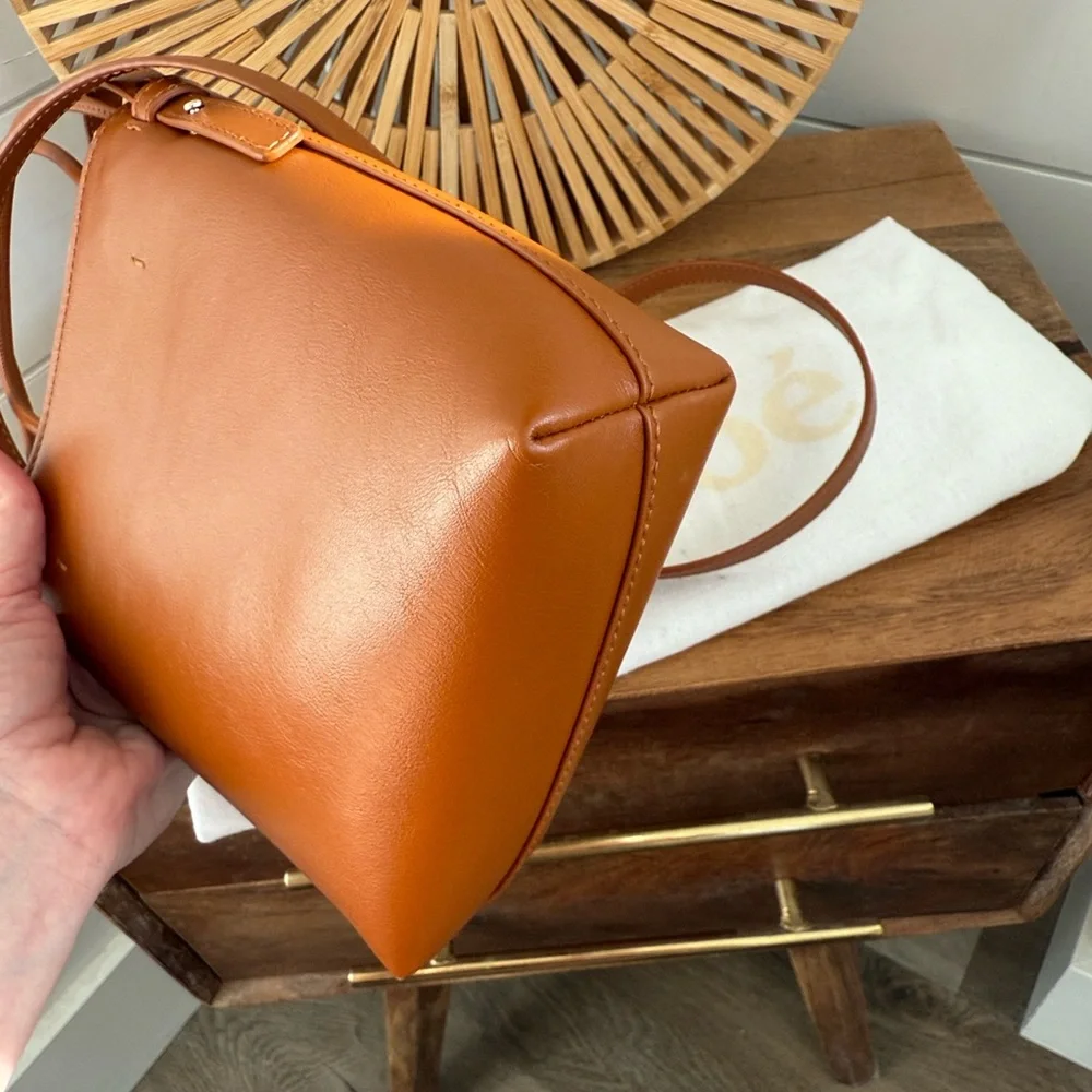 Chloe micro sense bag in caramel - Picture 13 of 16